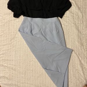 Light blue skirt